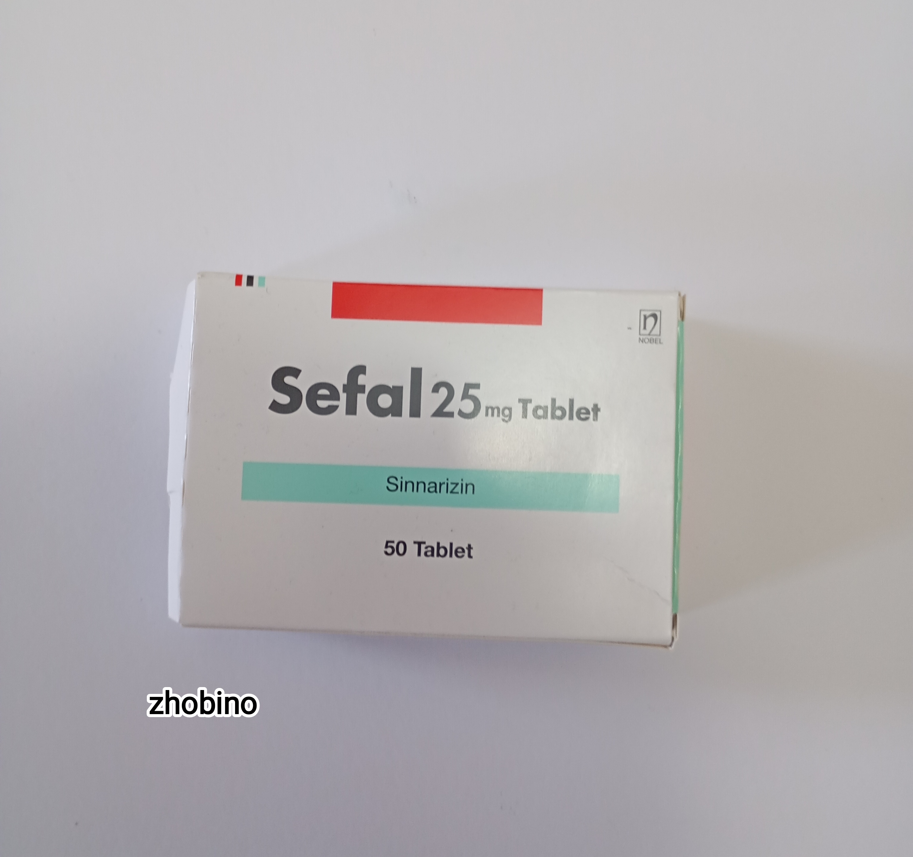 قرص Sefal 25 mg | داروی سیناریزین برای درمان سرگیجه و اختلالات تعادل ۵۰ عددی | اصلی