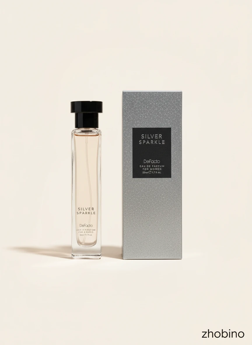 خرید عطر زنانه دفاکتو ۵۰ میل Silver Sparkle با رایحه ملایم و درخشان +اصل