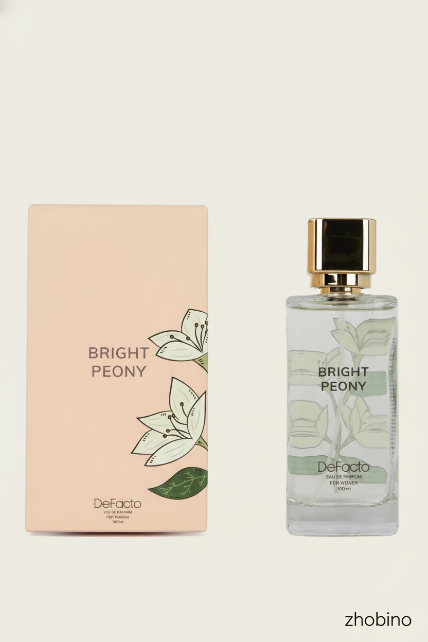 عطر Defacto Bright Peony |  رایحه گل پیونی (گل صدتومانی) زنانه و دلنشین ۵۰ میل +اصل