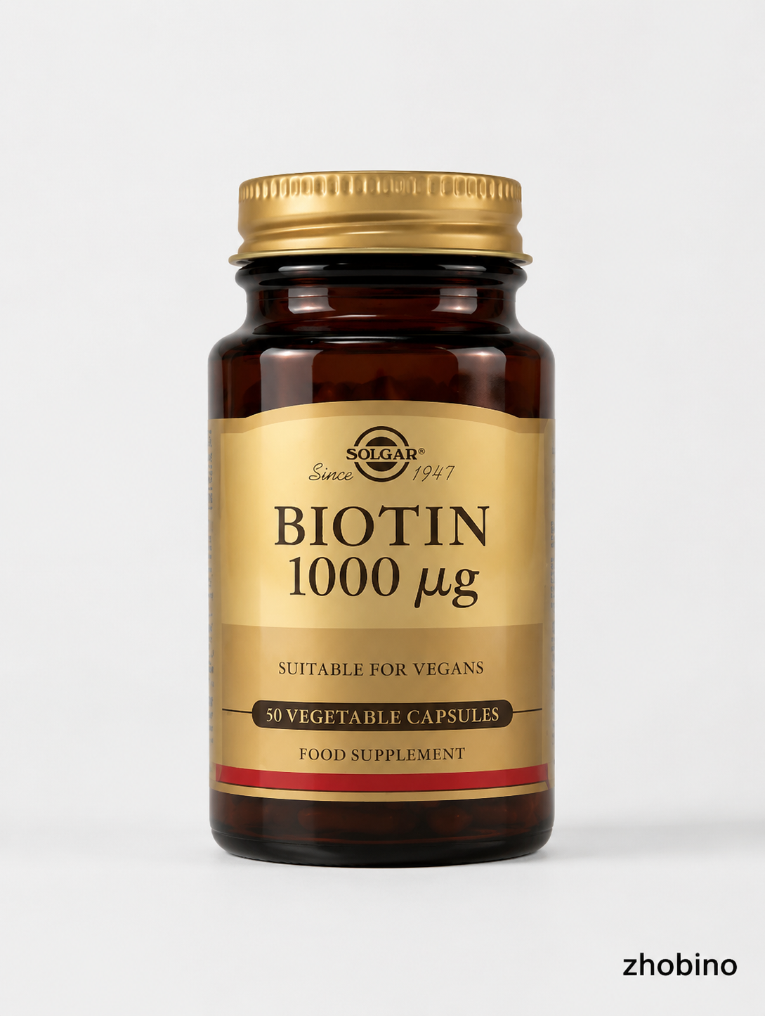 کپسول بیوتین ۱۰۰۰ میکروگرم سولگار ۵۰ عددی | Solgar Biotin اصل