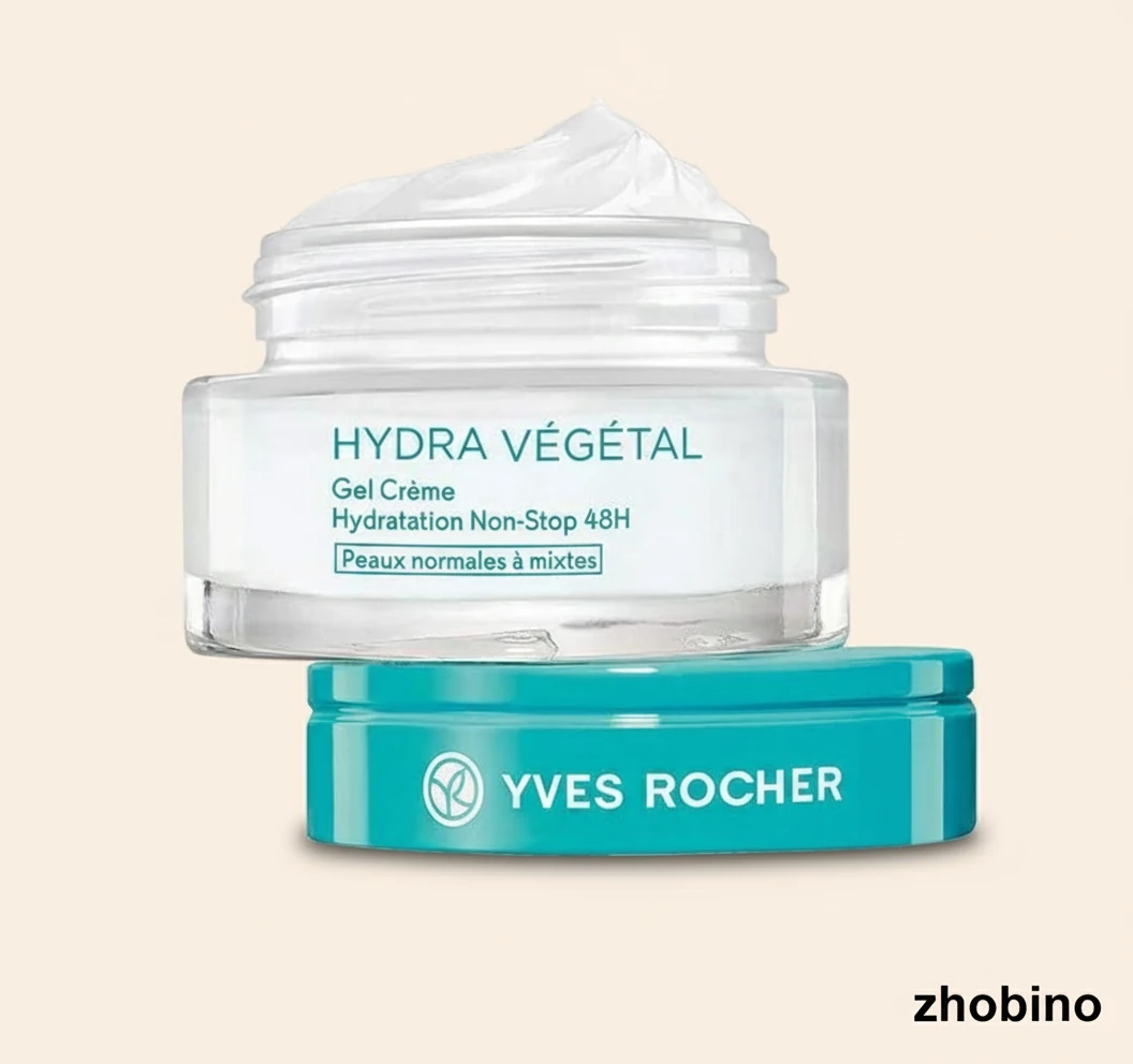 کرم ژل آبرسان Yves Rocher Hydra Végétal مناسب پوست نرمال تا مختلط +اصل
