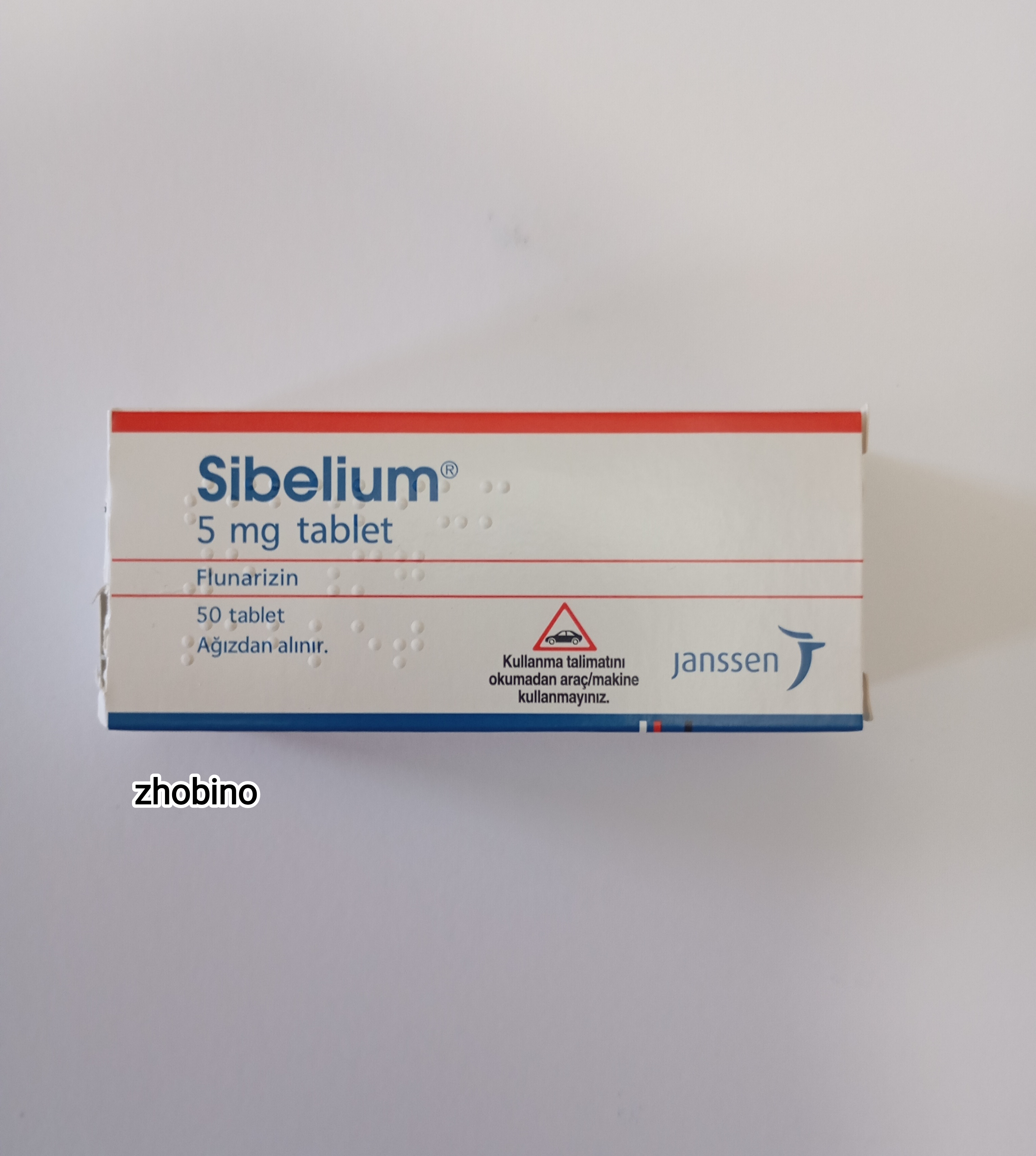 قرص Sibelium 5 mg | داروی فلوناریزین برای پیشگیری از میگرن و درمان سرگیجه ۵۰ عددی | اصلی