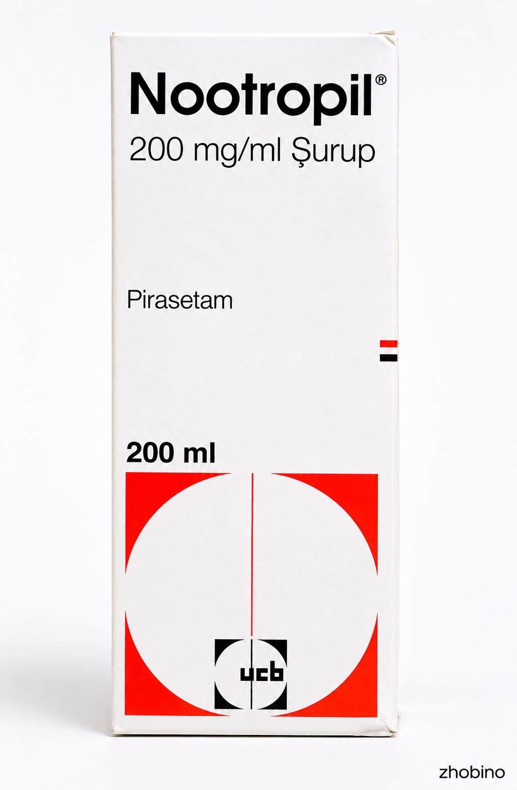 شربت نوتروپیلا (Nootropil) پیر استام ۲۰۰ میلی‌گرم/میلی‌لیتر - ساخت UCB Pharma