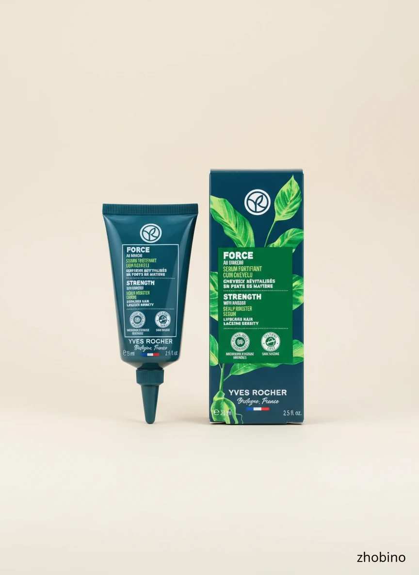 سرم تقویت‌کننده و ضدریزش مو ایوروشه جنسینگ | Yves Rocher Force Ginseng Serum +اصل
