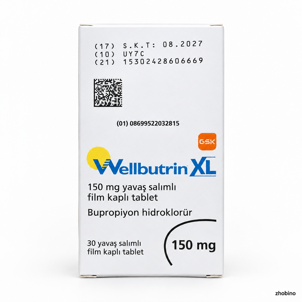 قرص ول‌بوترین ایکس‌ال ۱۵۰ میلی‌گرم (Wellbutrin XL 150 mg) - بسته ۳۰ عددی محصول GSK