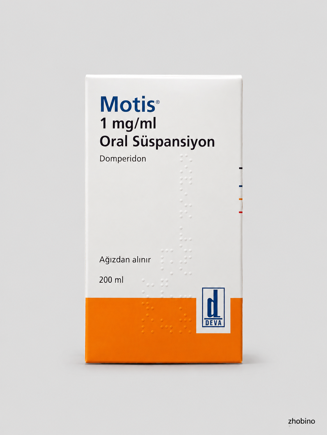 شربت موتیس ۱ میلی‌گرم (Motis) سوسپانسیون خوراکی ۲۰۰ میلی‌لیتر - ضد تهوع