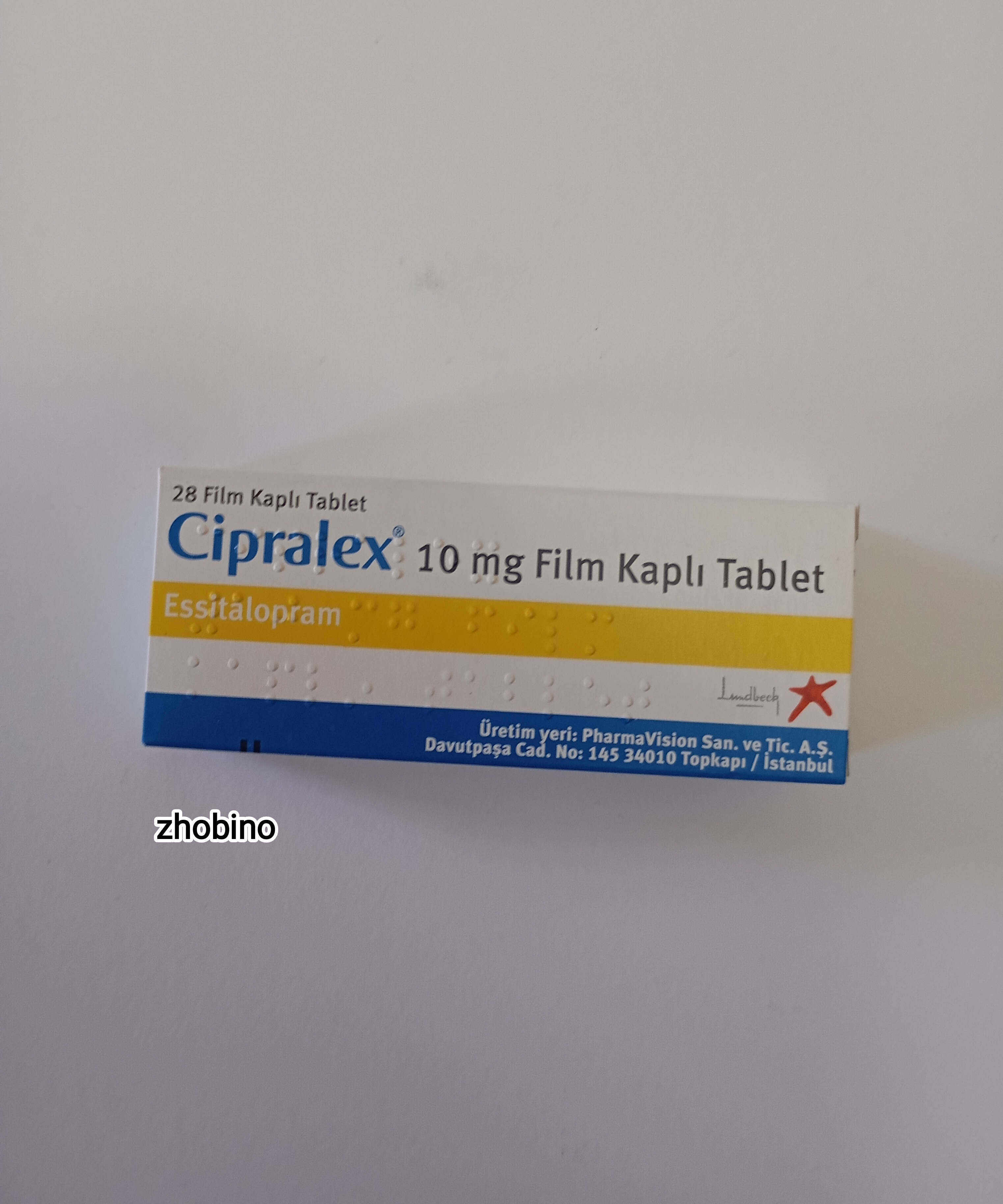 قرص سیپرالکس 10 میلی‌گرم (Cipralex 10 mg) | درمان افسردگی و اضطراب 28 عددی | اصلی