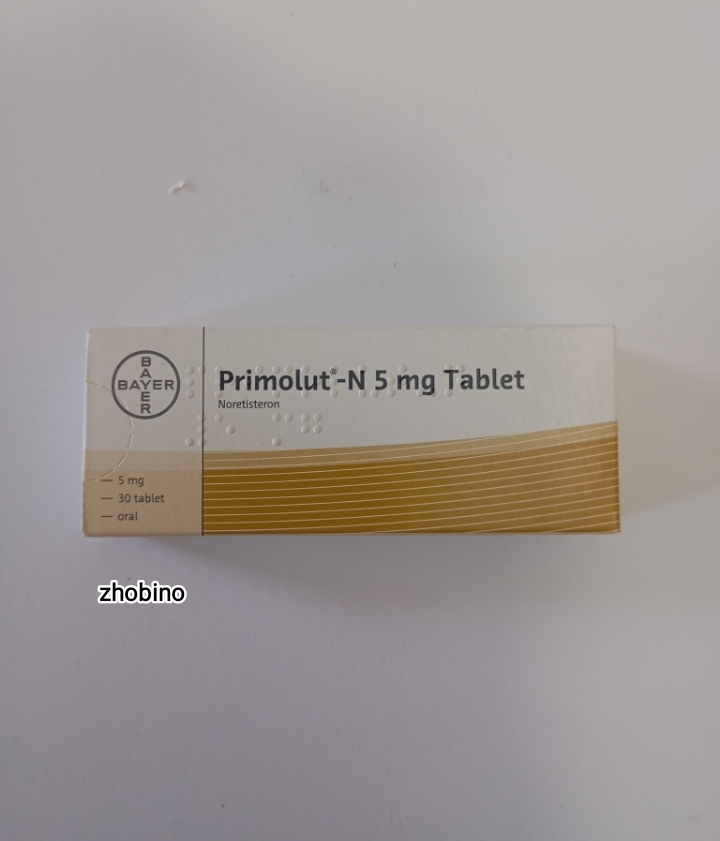 قرص پریمولوت‑ان 5 میلی‌گرم (Primolut‑N) نورتیسترون – 30 عددی Bayer اصلی